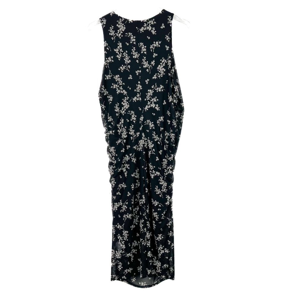 NWT Stitch Fix 41 Hawthorn Sophia Sleeveless Midi Dress Black Floral Size 1X - Picture 11 of 13